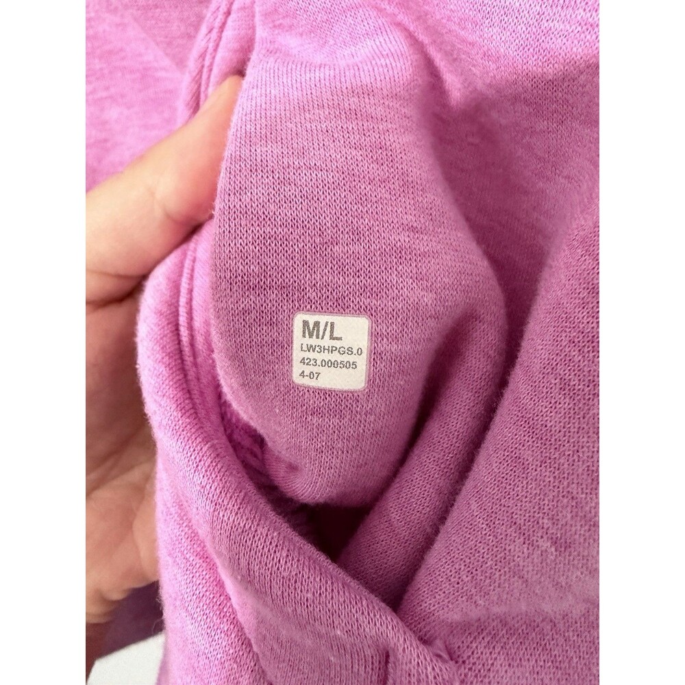 Lululemon Scuba Oversized Half-Zip Hoodie *Plush Heathered Dahlia Mauve Pink M/L - Picture 7 of 7